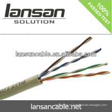 Cat5e UTP lan cable cat5e 4P * 24AWG 0.48mm BC cable de Ethernet al aire libre